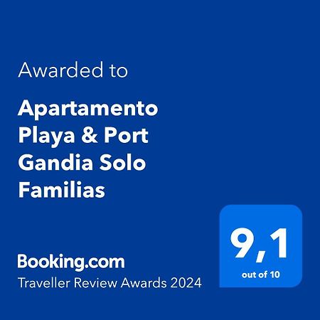 Apartamento Playa & Port Gandia Solo Familias エクステリア 写真