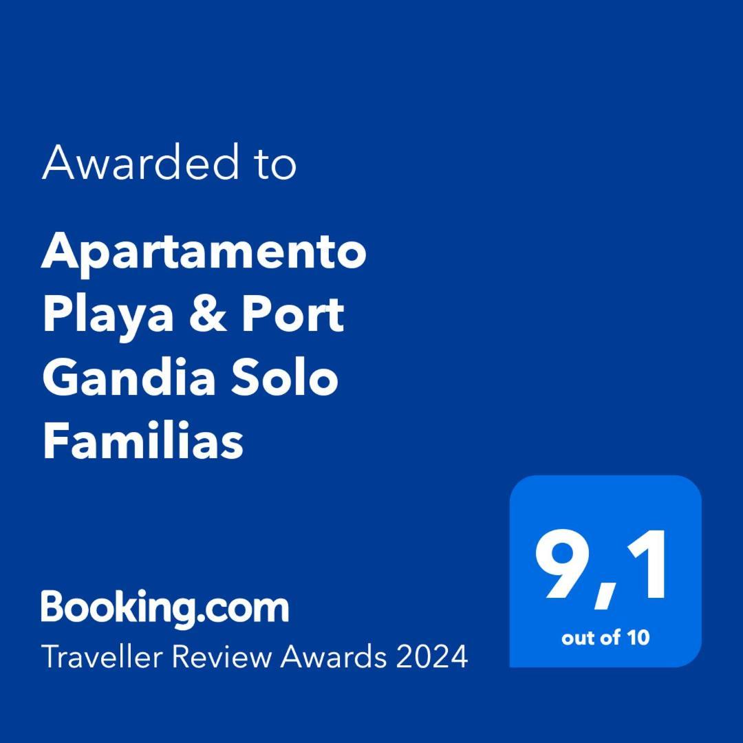 Apartamento Playa & Port Gandia Solo Familias エクステリア 写真